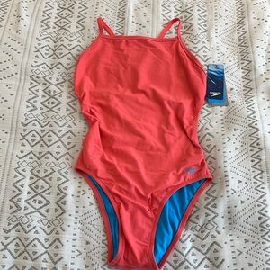 Endurance training one piece bathing suit.